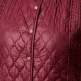 Alba Maroon Sleeveless Puffer Jacket