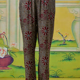Ruhani Chocolate Brown Kutch Embroidered Panelled Kurta Set