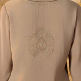 Tanirika Ecru Beige Embroidered Kurta Set