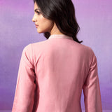 Avni Pink Embroidered Kurta Set