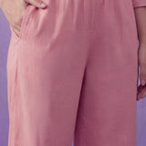 Light pink Dori Embroidered Coord Set