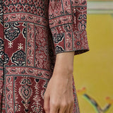 Aarna Scarlet Red Printed Tunic