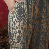 Mia Sea Green Embroidered Cotton Viscose Co ord Set for Women