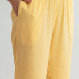 Elowen Pastel Yellow Embroidered Co-ord Set