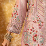 Vaara Nishat Pink Embroidered Suit Set with Dupatta