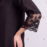 Ziya Blackberry Purple Embroidered Kurta Set