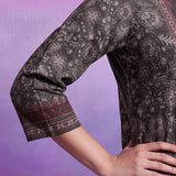 Raina Black Printed Kurta Set