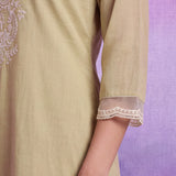 Avni Green Embroidered Kurta Set