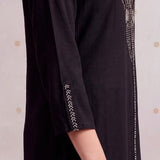 Nyra Matt Black Embroidered Kurta Set