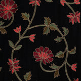 Aafreen Coal Black Aari & Zari Embroidered Panelled Suit Set