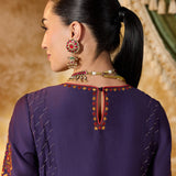Nysa Violet Purple Embroidered Farshi Suit Set
