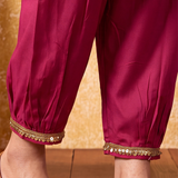 Vritika Persian Pink Embroidered Suit Set