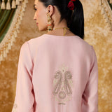 Ishita Pink Embroidered Suit Set