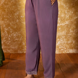 Tanirika Heather Lavender Embroidered Kurta Set