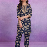 Myra Midnight Blue Co-ord Set
