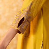 Vaidehi Turmeric Mustard Embroidered Suit Set