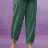Green Dori Embroidered Coord Set