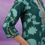 Green All Over Printed Cotton Kurta