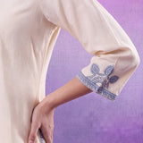 Anika Ivory Embroidered Kurta Set