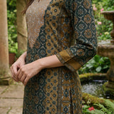 Vedika Green Traditional Printed Viscose Co-ord Set
