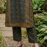 Vedika Green Traditional Printed Viscose Co-ord Set