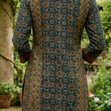 Vedika Green Traditional Printed Viscose Co-ord Set