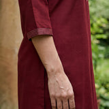 Risha Maroon Embroidered Kurta Set