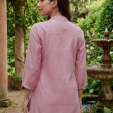 Abeer Pink Embroidered Kurta Set