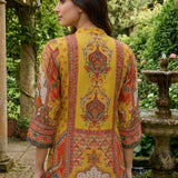 Chitra Yellow Heritage Printed Shantoon Co-ord Set with Salwar