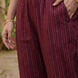 Nazneen Fuchsia Abstract Printed Asymmetrical Hem Straight Mid Co-ord Set
