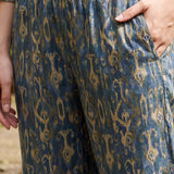 Maneri Blue Printed Kurta Set