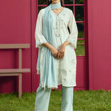 Mysaara Spa Embroidered Georgette Suit Set with Dupatta