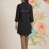 Viona Timeless Black Monochrome Kurta for Women