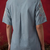Spa Embroidered Chanderi Regular Co-ord Set