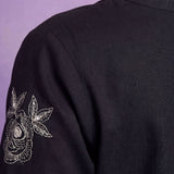 Black Embroidered Co-ord Set