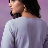 Spa Cotton Blend Embroidered Kurta Set