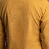 Yellow Embroidered Straight Kurta Set