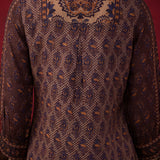 Purple Printed Shantoon Tunic