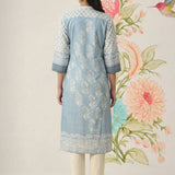 Arpora Spa Printed Linen Straight Kurta
