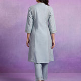 Spa Embroidered A-line Kurta Set