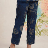 Hena Navy Printed Co-ord Set
