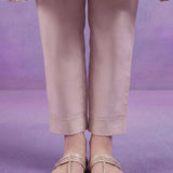 Cream Embroidered A-line Kurta Set