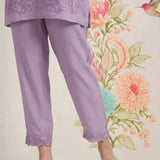 Vaadi Light Purple Embroidered Co-ord Set