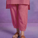 Coral Embroidered Straight Kurta Set