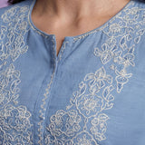 Spa Embroidered Straight Kurta Set
