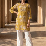 White Linen Blend Daily Wear Palazzos