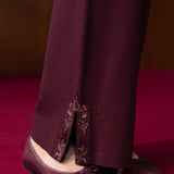 Arisha Maroon Embroidered Co-ord Set