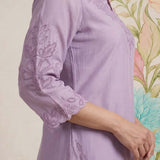 Vaadi Light Purple Embroidered Co-ord Set