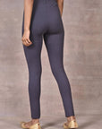 Back View of Anchor Grey Plain Tight for Women