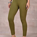 Mehndi Green Plain Tight - Lakshita